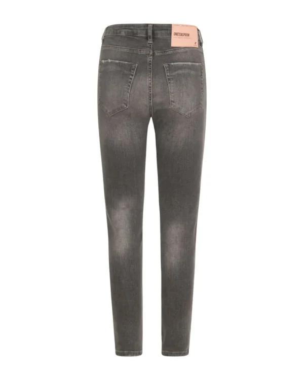 ONE TEASPOON Acid Grey Freebirds Ii High Waist Skinny Jeans | Women Denim Jeans