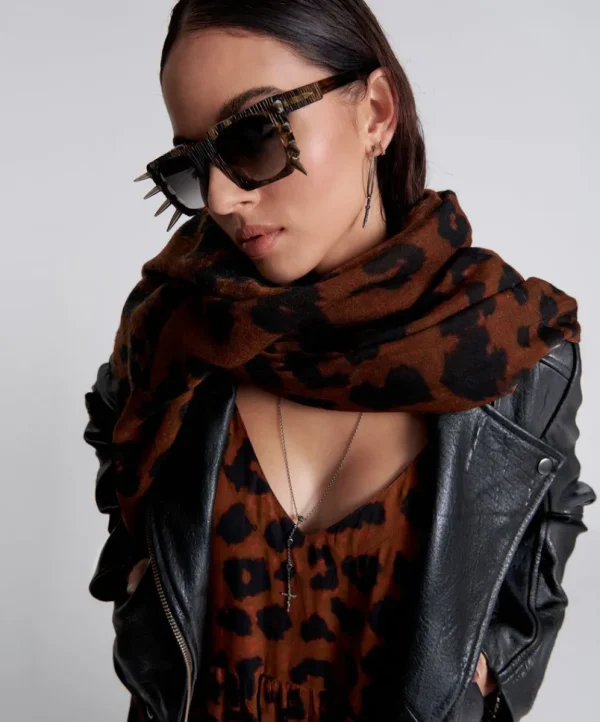 ONE TEASPOON Animal Anarchy Wool Scarf | Women Accessories