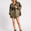 ONE TEASPOON Animal Camo Daria Shacket | Women Shirts