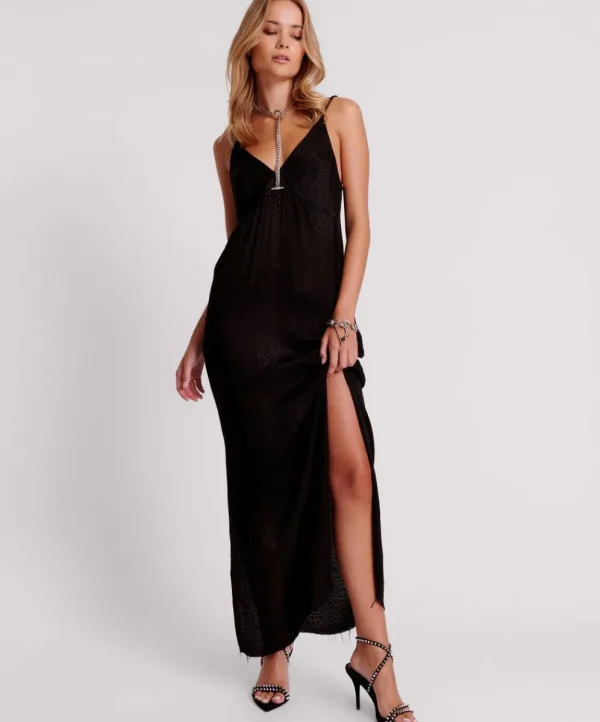 ONE TEASPOON Animal Jaquard Maxi Slip Dress | Women Midi & Maxi Dresses