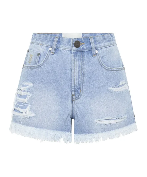 ONE TEASPOON Arctic Blue Bonitas High Waist Denim Shorts | Women Denim Shorts