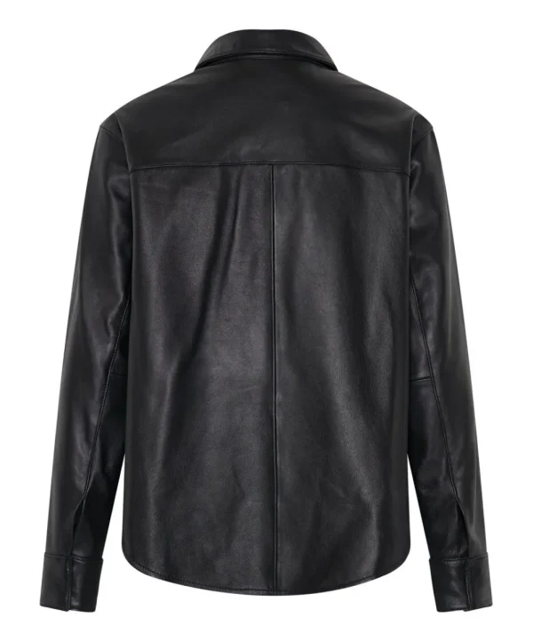 ONE TEASPOON Aria Leather Oversized Shacket | Women Leather Jackets