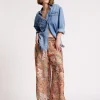 ONE TEASPOON Bazaar Paisley Palazzo Pants | Women Bottoms