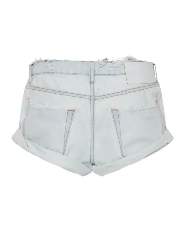 ONE TEASPOON Bel Air Blue Bandits Low Waist Denim Shorts | Women Denim Shorts