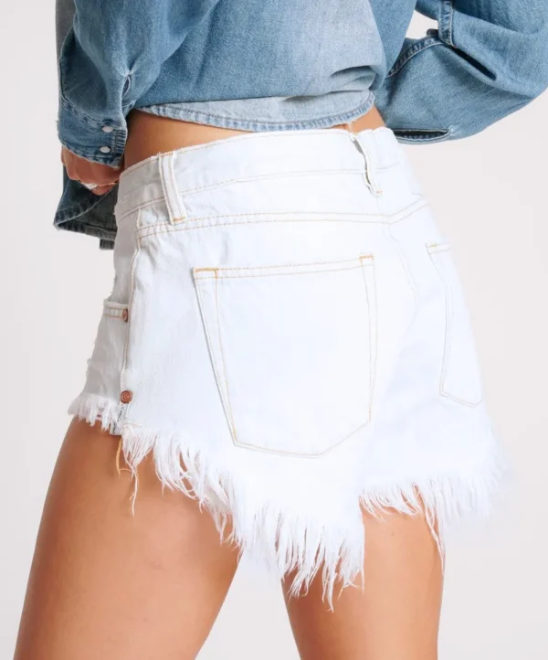 ONE TEASPOON Bel Air Blue Bonitas Low Waist Denim Shorts | Women Denim Shorts