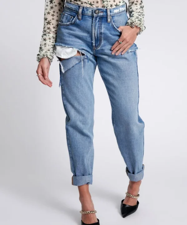 ONE TEASPOON Berlin Blue 1982S High Waist Balloon Jeans | Women Denim Jeans