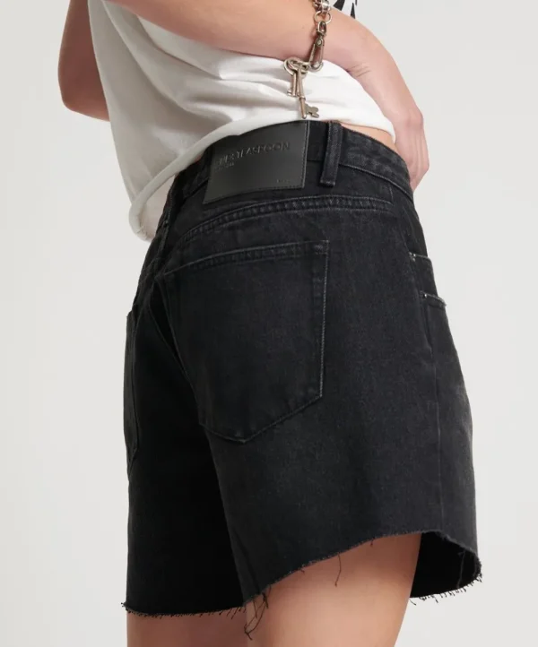 ONE TEASPOON Black Oak Super Relaxed Shaker Shorts | Women Denim Shorts