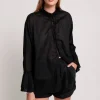 ONE TEASPOON Black Voile Fantasie Shirt | Women Shirts