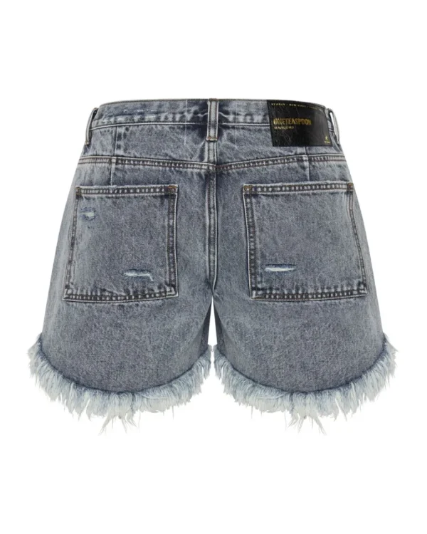 ONE TEASPOON Blue Blossom Marlon Low Waist Boyfriend Shorts | Women Denim Shorts