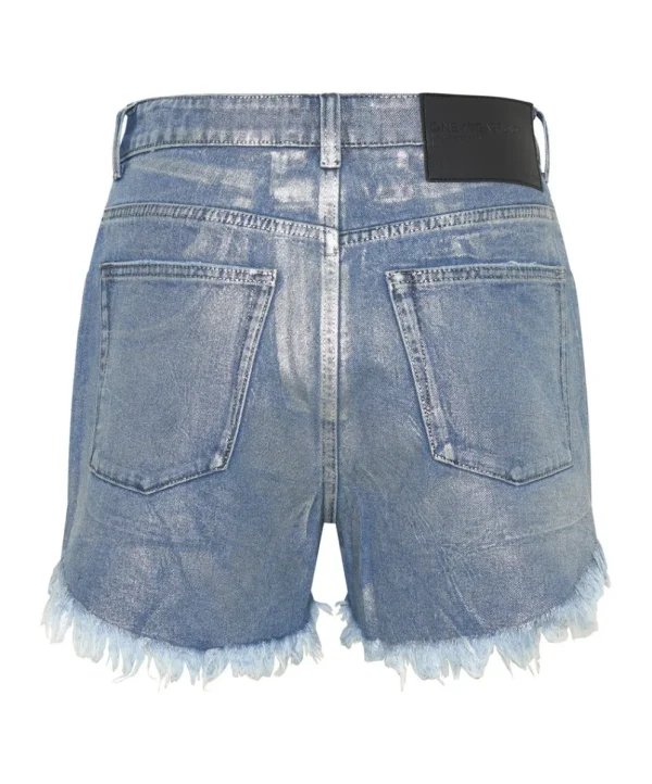 ONE TEASPOON Blue Future Bonitas High Waist Denim Shorts | Women Denim Shorts