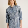 ONE TEASPOON Blue Future Everyday Denim Shirt | Women Shirts