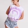 ONE TEASPOON Blue Galaxy Rollers Denim Shorts | Women Denim Shorts