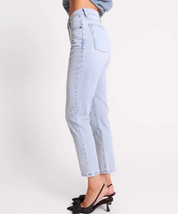 ONE TEASPOON Blue Latte Legends High Waist Mom Jeans | Women Denim Jeans