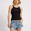 ONE TEASPOON Blue Rapture Chained Bandits Low Waist Denim Shorts | Women Denim Shorts