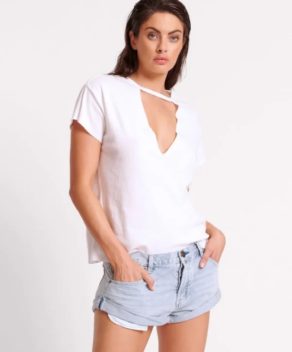 ONE TEASPOON Blue Space Bandit Low Waist Denim Shorts | Women Denim Shorts