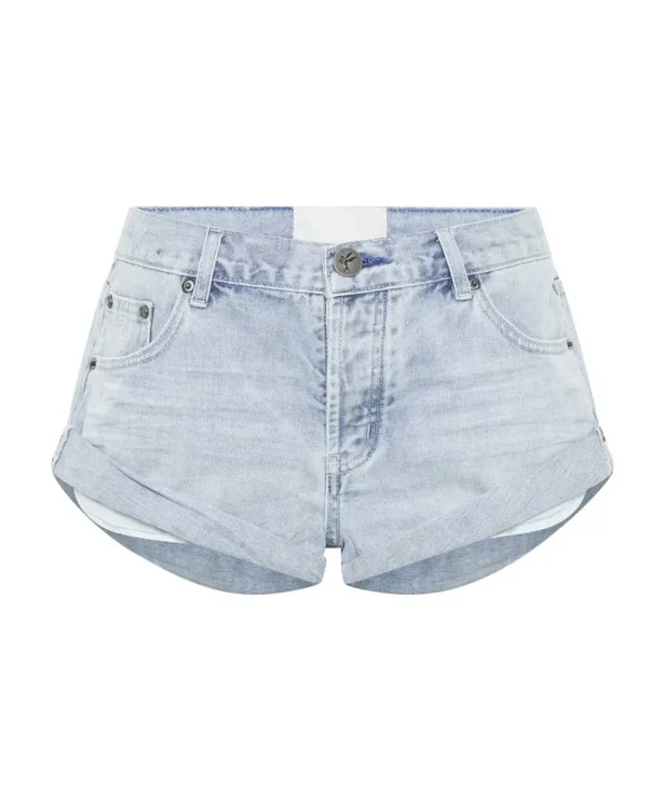 ONE TEASPOON Blue Space Bandit Low Waist Denim Shorts | Women Denim Shorts