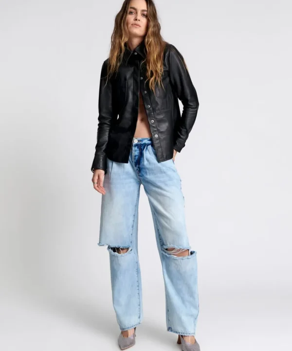 ONE TEASPOON Blue Tornado Smiths Trouser Jeans | Women Denim Jeans