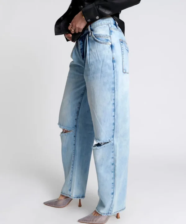 ONE TEASPOON Blue Tornado Smiths Trouser Jeans | Women Denim Jeans