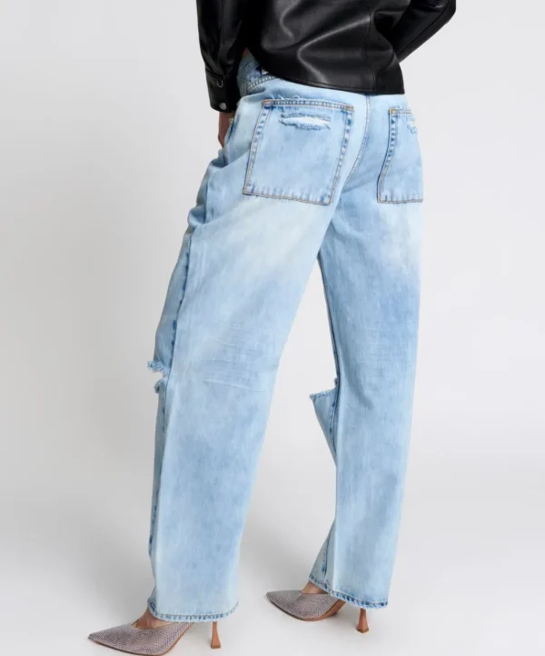 ONE TEASPOON Blue Tornado Smiths Trouser Jeans | Women Denim Jeans