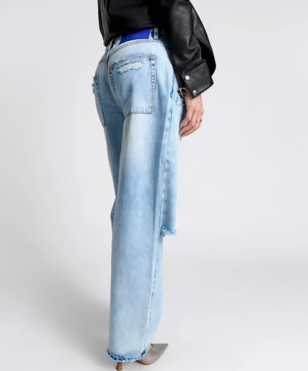 ONE TEASPOON Blue Tornado Smiths Trouser Jeans | Women Denim Jeans