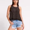 ONE TEASPOON Bolt Blue Outlaws Mid Waist Denim Shorts | Women Denim Shorts