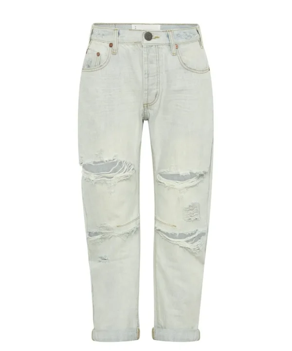 ONE TEASPOON Brando Trashed Saints Boyfriend Jeans | Women Denim Jeans