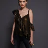 ONE TEASPOON Bronze Ashley Top | Women Tops