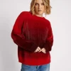 ONE TEASPOON Burning Sunset Ombre Knit Sweater | Women Knitwear