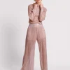 ONE TEASPOON Celestial Rose Plisse Palazzo Pants | Women Bottoms