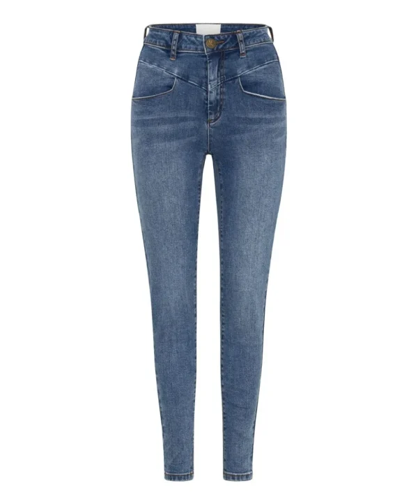 ONE TEASPOON Classic Blue Preachers High Waist Skinny Jeans | Women Denim Jeans