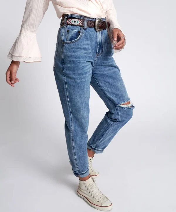 ONE TEASPOON Cobaine Pioneers High Waist 80S Jeans | Women Denim Jeans