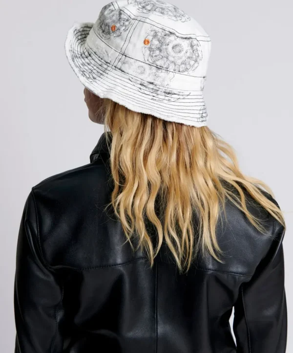 ONE TEASPOON Cymatic Denim Bucket Hat | Women Accessories