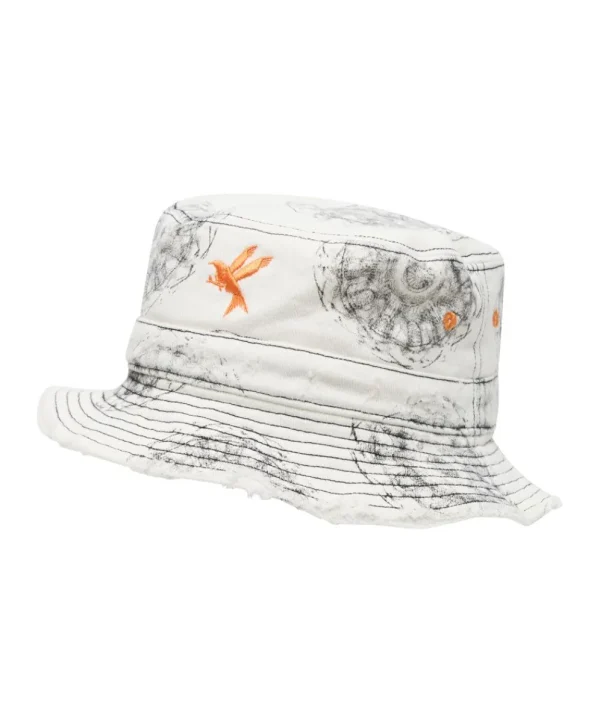 ONE TEASPOON Cymatic Denim Bucket Hat | Women Accessories