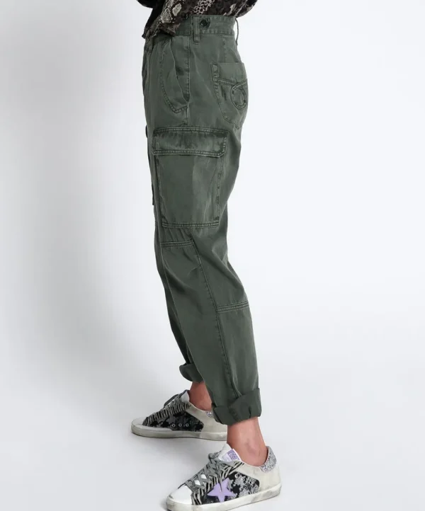 ONE TEASPOON Dark Khaki Cargo Motion Pants | Women Bottoms