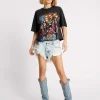 ONE TEASPOON Depeche Blue Rollers Low Waist Denim Shorts | Women Denim Shorts