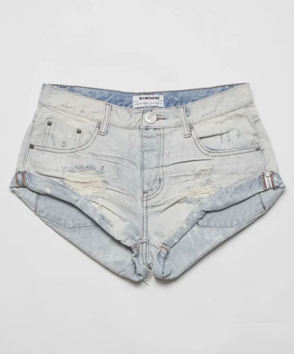 ONE TEASPOON Diamonde Bandits | Women Denim Shorts