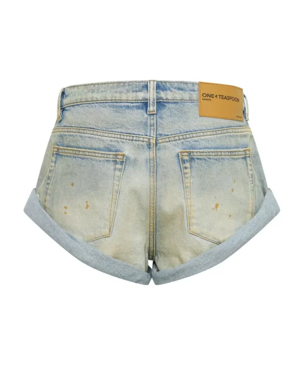 ONE TEASPOON Dirty Kansas Bandits Low Waist Denim Shorts | Women Denim Shorts