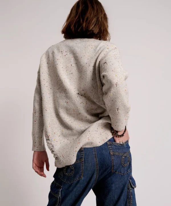 ONE TEASPOON Distressed Fisherman Knit Sweater | Women Knitwear