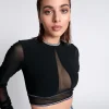 ONE TEASPOON Dominator Mesh Longsleeve Top | Women Tops