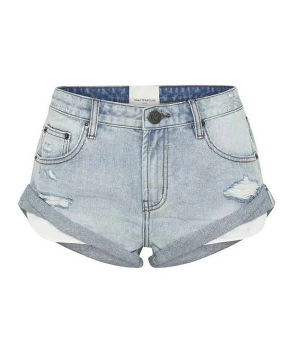 ONE TEASPOON Dream Bandit Low Waist Denim Shorts | Women Denim Shorts