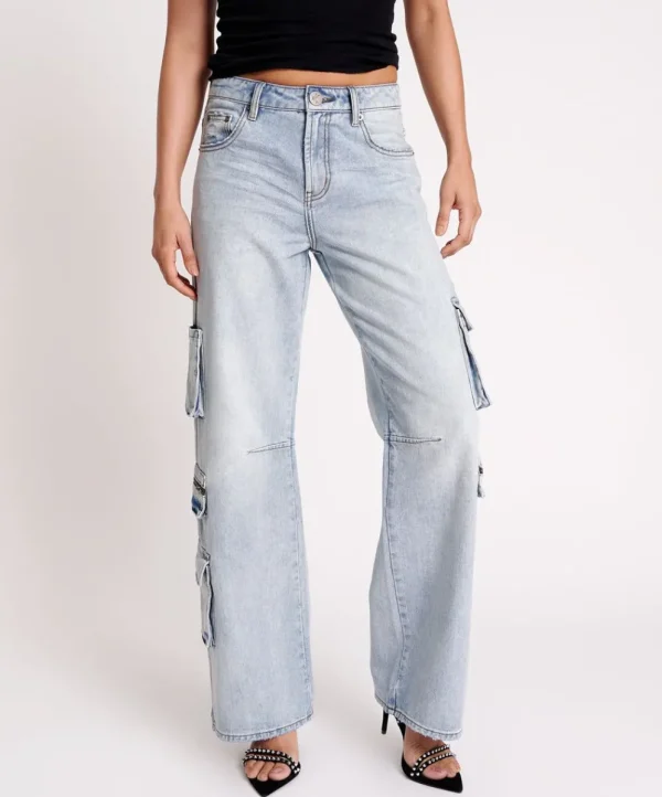 ONE TEASPOON Dream Cargo Jackson Wide Leg Jeans | Women Denim Jeans