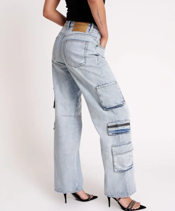 ONE TEASPOON Dream Cargo Jackson Wide Leg Jeans | Women Denim Jeans