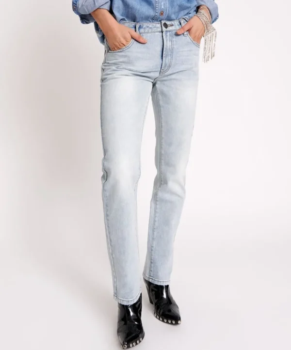 ONE TEASPOON Dream Truckers Low Waist Straight Leg Jeans | Women Denim Jeans