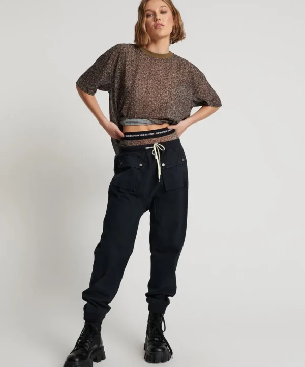 ONE TEASPOON Faded Black Cadet Pants | Women Bottoms