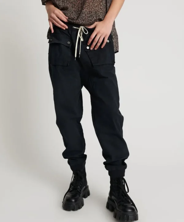 ONE TEASPOON Faded Black Cadet Pants | Women Bottoms