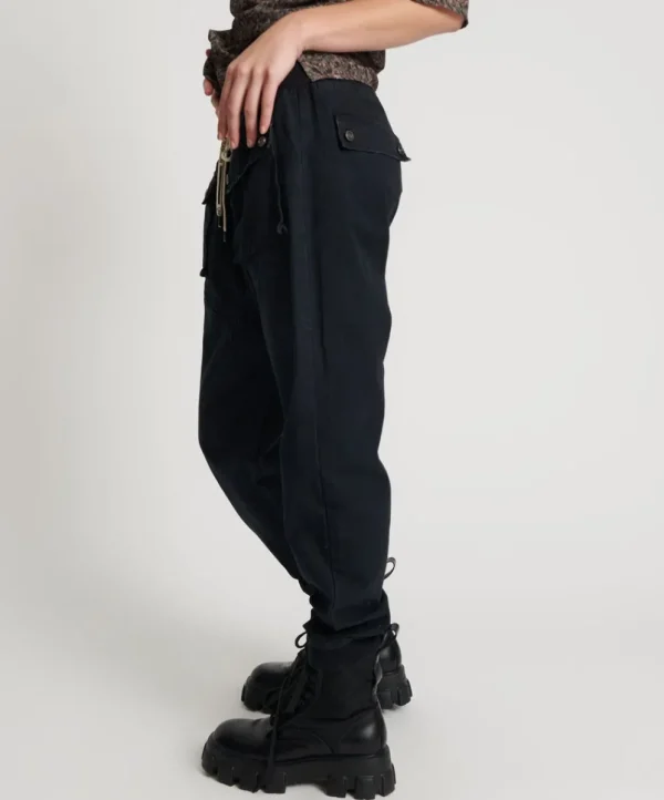 ONE TEASPOON Faded Black Cadet Pants | Women Bottoms