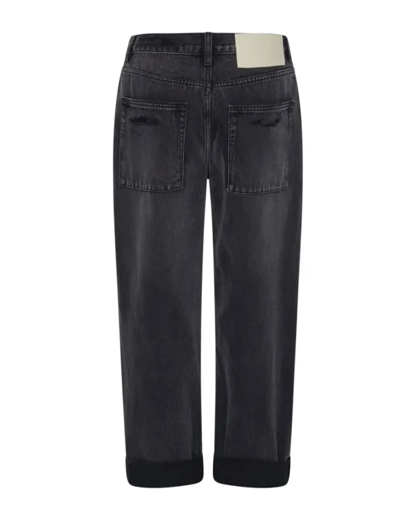 ONE TEASPOON Faded Black Smiths Trouser Jeans | Women Denim Jeans