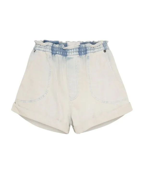 ONE TEASPOON Faded Blue Luxe Stretch Hunters Boyfriend Shorts | Women Denim Shorts