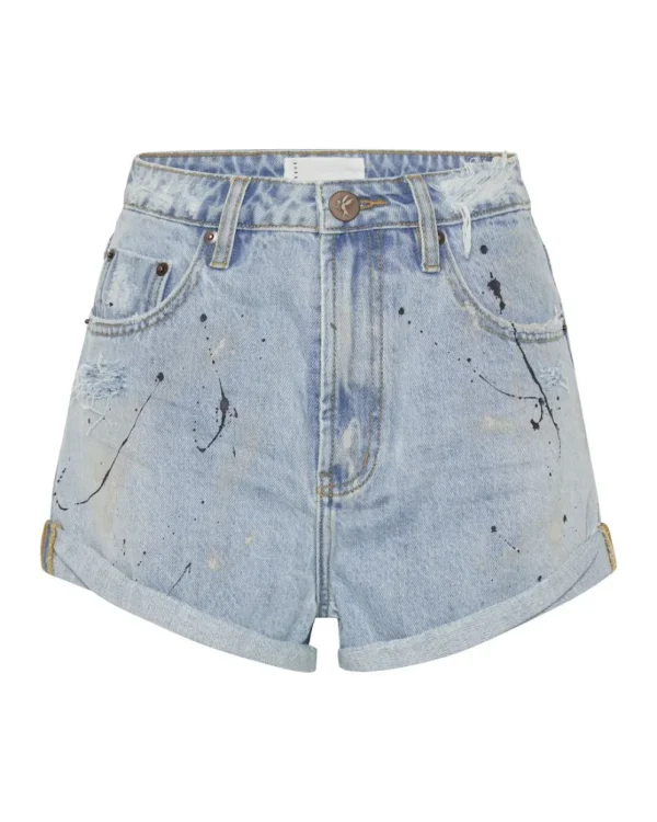 ONE TEASPOON Fleetwood Artiste Bandits High Waist Denim Shorts | Women Denim Shorts