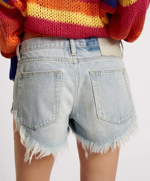 ONE TEASPOON Fleetwood Bonitas Low Waist Denim Shorts | Women Denim Shorts